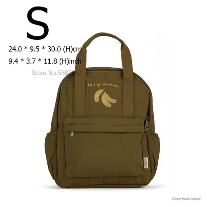 KS Baby Backpack 2024 New Kids Schoolbag Kindergarten Bags Brand Traveling Mom Cherry Lemon Children's Boys Girls Storage