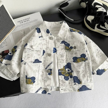 2026 New Boys Spring Autumn Jacket Fashion Casual Coat For Kids Toddler Baby  Outerwear All Match Streetwear Children Clothing