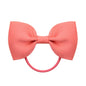 2.75 Inch Small Ribbon Bows With Elastic Hair Bands For Kids Girls Ponytail Solid Color Bowknot Hair Ropes Ties Hair Accessories