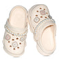 Kids' Glitter Clog, Lightweight EVA Garden Shoes, Waterproof Non-Slip Sandals, Comfortable Slip-On Shoes for Indoor Outdoor 1214