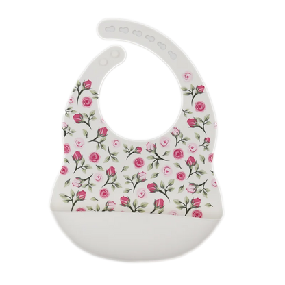 Customize Cartoon Animal Silicone Baby Bib with Name & Pattern Food-Grade Solid Feeding Bib DZ31