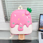 Ice Cream Children's Backpack Fashion Princess Schoolbag Kindergarten Baby Shoulders Bag 3D Cute Bookbag Kids Birthday Gifts