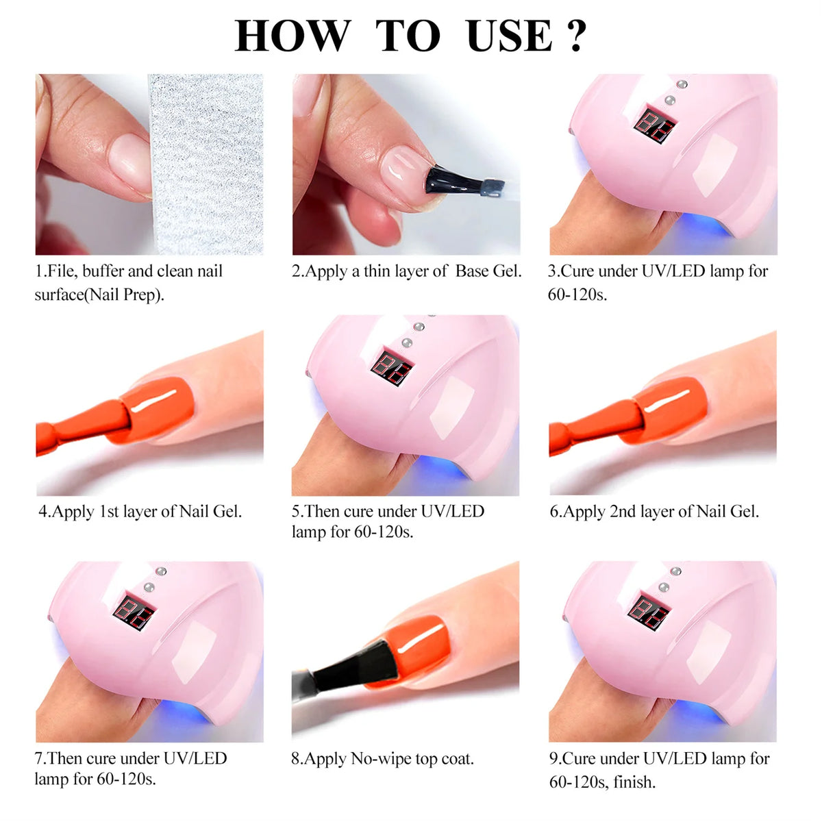 2 In 1 Nude Pink Rubber Base Gel Nail Polish Semi Permanent Self Leveling UV Construction Gel Varnish Soak off DIY Nail Supplies