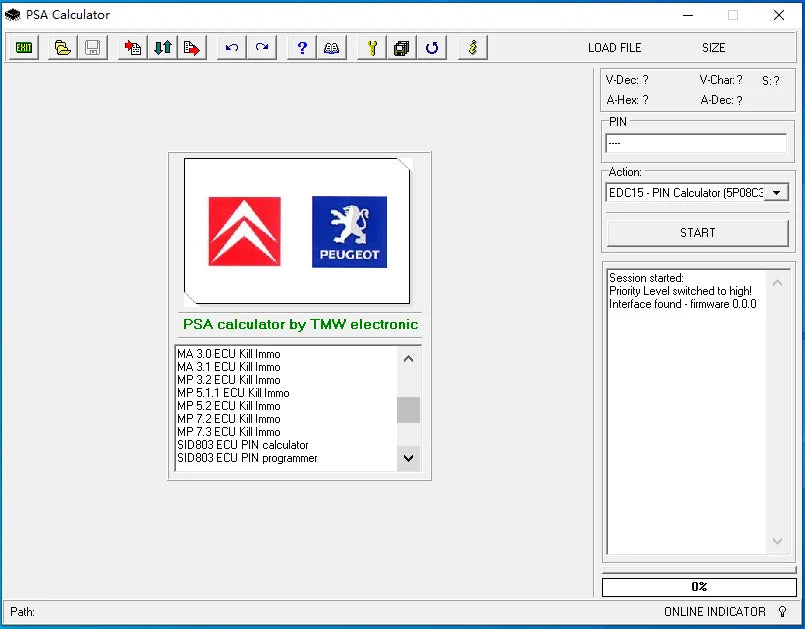 for PSA Software V16.04.07 and for PSA PIN Calculator software and for PSA ENGINE ECU ENCODE Software for Citroen for Peugeot