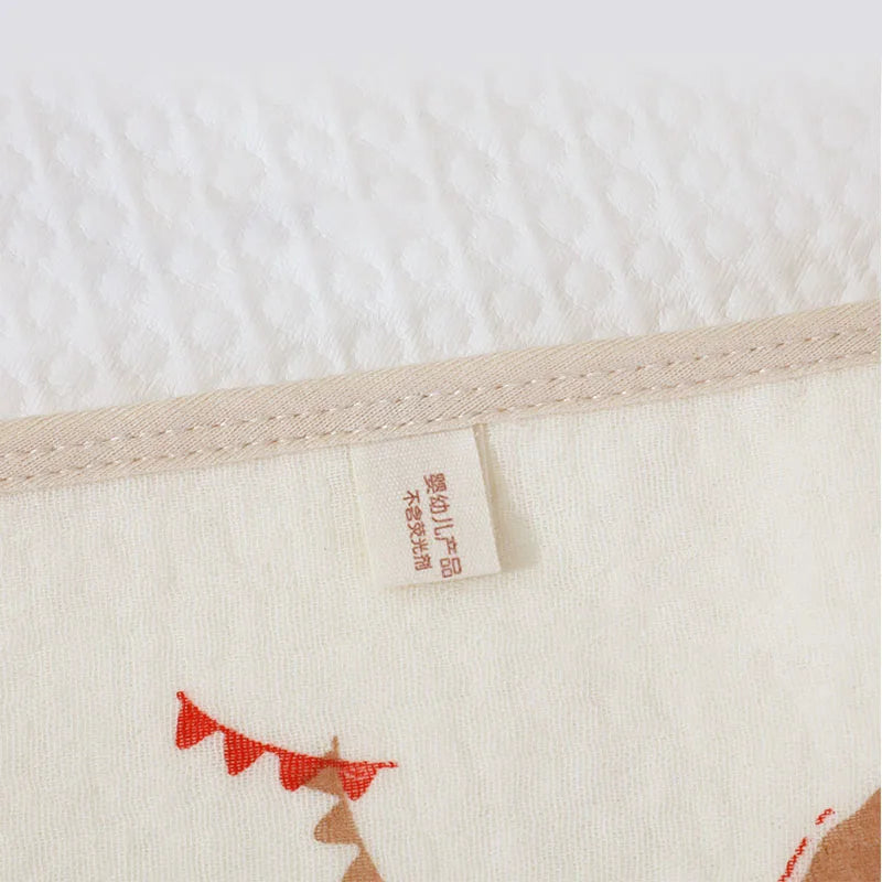 70*90cm Baby Urine Mat Breathable Waterproof Washable Cute Cotton Yarn Printed Newborn Diaper Pad Suitable for All Seasons