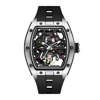 Mechanical Watch 2026 Luminous Transparent Steel Case Tourbillon Automatic Luxury Skeleton Dial Wholesale Gorman Watch
