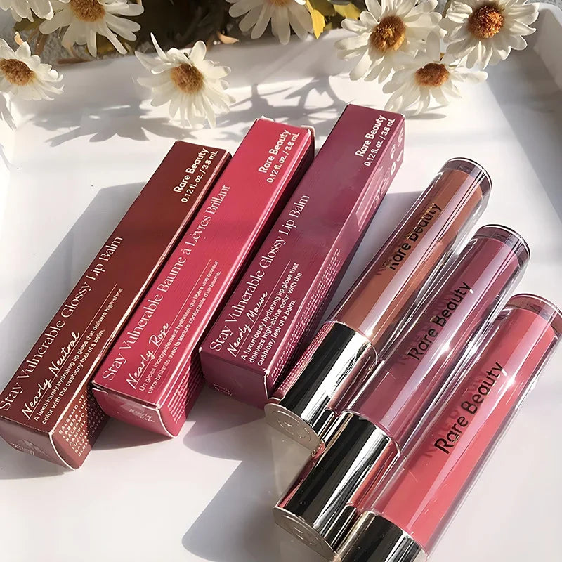 Rare Beauty Makeup Bliss Encourage Lipstick New Happy Hope Worth Love Lip Gloss & Face Tinting Powder Blusher Brand Cosmetics