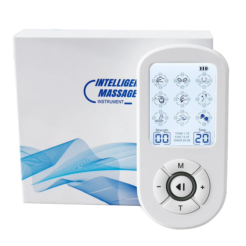 36Modes Electrical EMS Muscle Stimulator Tens Massage Digital Apparatus Pulse Slimming Acupuncture Full Body Relax Massager