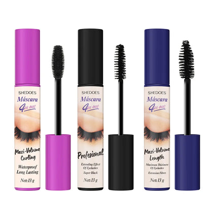 5D Waterproof Mascara Eyelashes Lengthening Long Lasting Silky Lash Black Eyelashes Extension Make Up Beauty Eye Korean Cosmetic