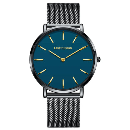 Reloj LIGE 2025 TOP Elegant Women's Watch Fashion Simple Ladies Watch Dress Gift Quartz Waterproof Watch for Women montre femme