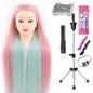 Long Hair Styling head For Hairstyle ProfessionaTraining Head Kit Mannequin Head Styling ToPractice Hot Curl lron Straighten