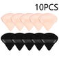 10PCS Triangle Finger Makeup Puff Soft Sponge Blender Wet Dry Powder Puff Reusable Portable Daily Face Cosmetic Beauty Tools