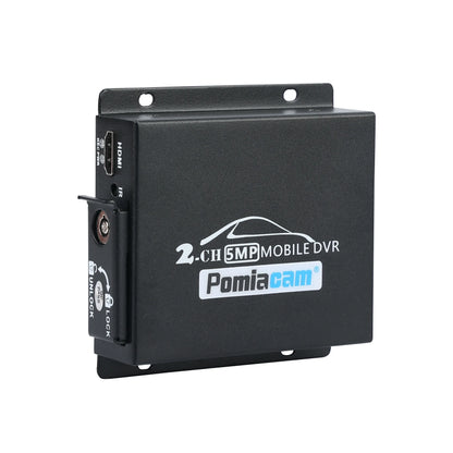 8MP AHD TVI DVR 2ch DVR Car Truck Vehicle Video Record Mobile DVR HDMI Output 2CH MINI CVBS with Remote Control