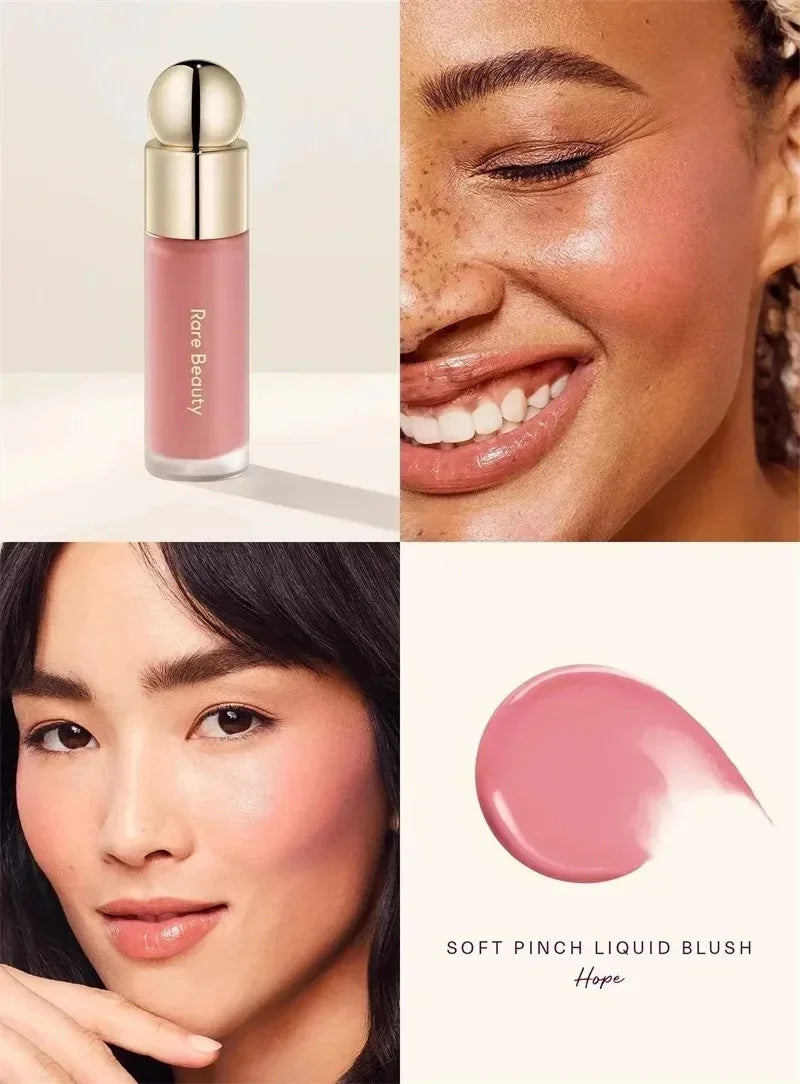 Rare Beauty New Butter Lip Balm Moisturizing Plumping Lip Gloss Liquid Powder Blusher Long Lasting Natural Highlight Cosmetic