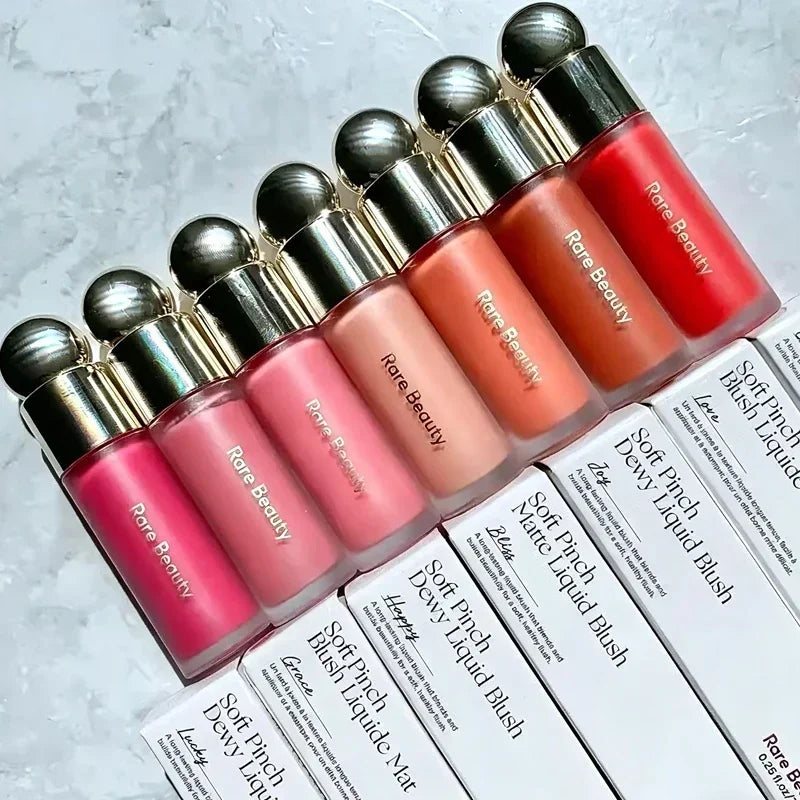 Rare Beauty Face Cosmetics Soft Pinch Liquid Blush Silky Smoothly Long Lasting Plump Makeup Hope Love Virtue Happy Wonder Worth