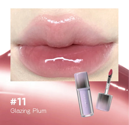 Judydoll Dual Finish Watery Lip Gloss 2.4g Nurturing Hydrating Color Fresh Makeup Cosmetics
