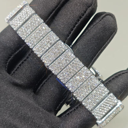 2025 Hot Luxury Brand Quartz Diamond Watch For Men Fashion Hip Hop Full Diamond Bling Jewelry Wristwatches Man Dropshipping ﻿