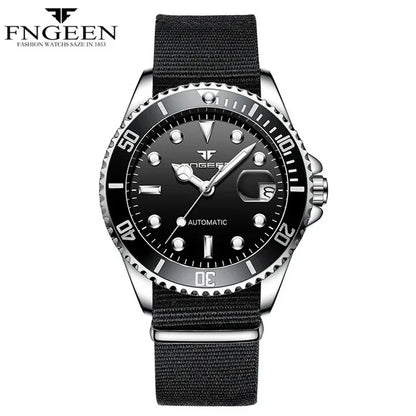 FNGEEN 9001 Luxury Brand Men's Watch Steel Tourbillon Frame Mechanical Watch Luminous Automatic Date Diamond Watch 2026
