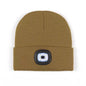 For Woman Cap Night Running Fishing Riding Sports Teenager Beanies Winter Men Beanie Hat with LED Light Rechargeable Knitted Hat