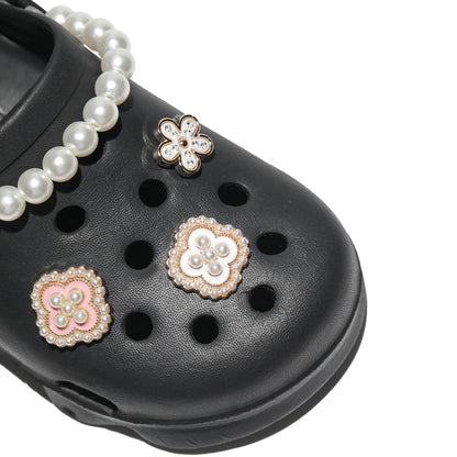 Kids' Glitter Clog, Lightweight EVA Garden Shoes, Waterproof Non-Slip Sandals, Comfortable Slip-On Shoes for Indoor Outdoor 1214