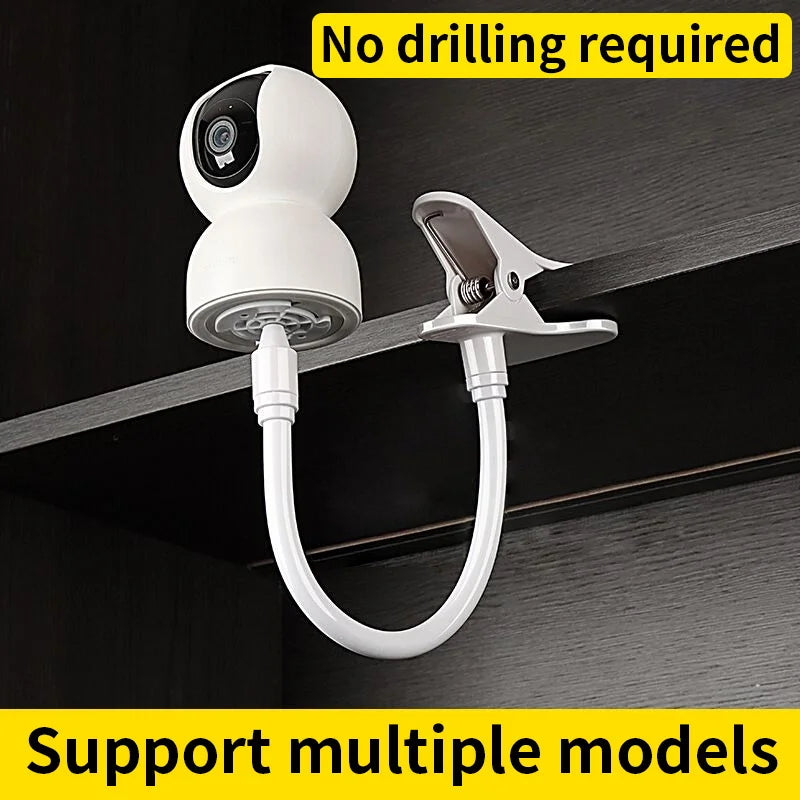 Video monitoring clip - No drilling required. Can be attached freely. Supports multiple models. Compatible with Xiaomi, TP-LINK,