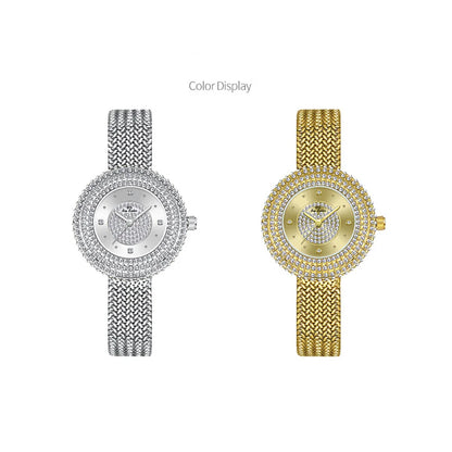 Fashion Luxury Watches For Woman New Vintage Golden Women's Wristwatches Ladies Dress Quartz Clock High Quality Relogio Feminino