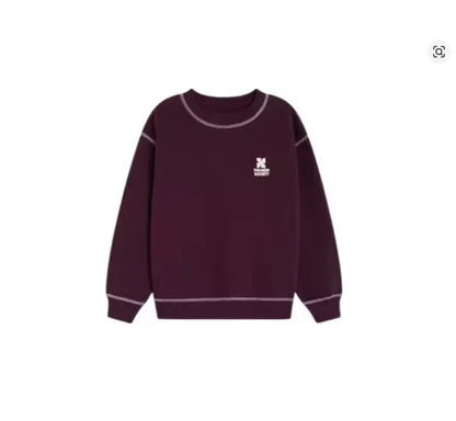 New Trend 26Aw TNS Style Pure Cotton Sweatshirt Top for Boys and Girls Pretty Girls