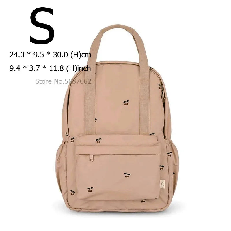 KS Baby Backpack 2024 New Kids Schoolbag Kindergarten Bags Brand Traveling Mom Cherry Lemon Children's Boys Girls Storage