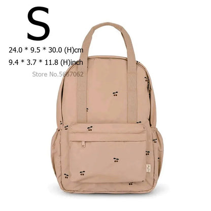 KS Baby Backpack 2024 New Kids Schoolbag Kindergarten Bags Brand Traveling Mom Cherry Lemon Children's Boys Girls Storage