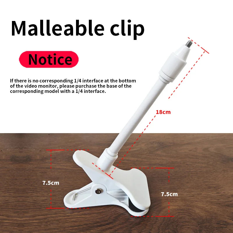 Video monitoring clip - No drilling required. Can be attached freely. Supports multiple models. Compatible with Xiaomi, TP-LINK,