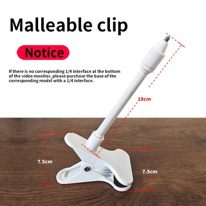 Video monitoring clip - No drilling required. Can be attached freely. Supports multiple models. Compatible with Xiaomi, TP-LINK,