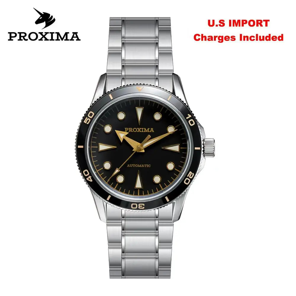 Proxima 39mm Men Luxury Watch Miyota 9015 Automatic Mechanical Watches Bgw9 Luminova Ceramic Waterproof 100m PX1748