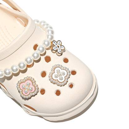 Kids' Glitter Clog, Lightweight EVA Garden Shoes, Waterproof Non-Slip Sandals, Comfortable Slip-On Shoes for Indoor Outdoor 1214