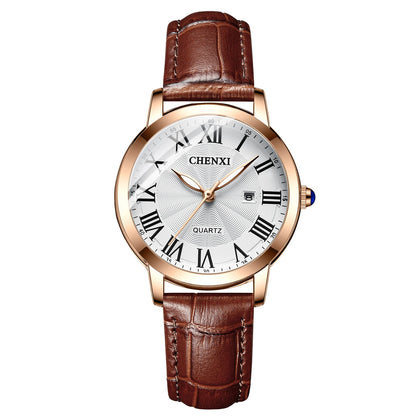 CHENXI New Women Watch Top Luxury Brand Waterproof Ladies Watches Fashion Dress Leather Quartz Wristwatches Relogio Feminino
