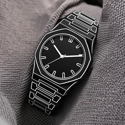 2026 New Quartz Watch with Silicone Material and Comic Design, Featuring Classic Anime Lines, a Men's Sports Watch