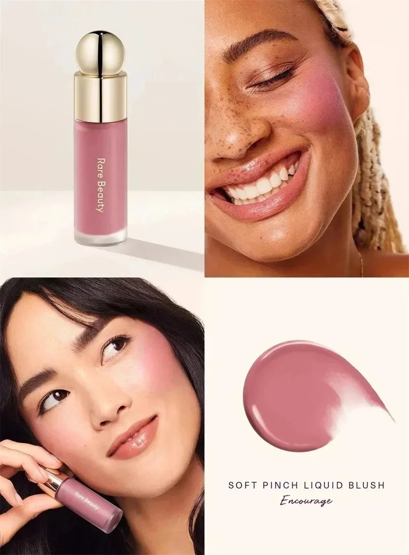 Rare Beauty New Butter Lip Balm Moisturizing Plumping Lip Gloss Liquid Powder Blusher Long Lasting Natural Highlight Cosmetic