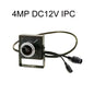 4MP/8MP Metal Mini IP Camera DC 12V or 48V POE 2K/4K H.265 ONVIF IPC Human Motion Detection With Wide View Fisheye Lens 1.8mm