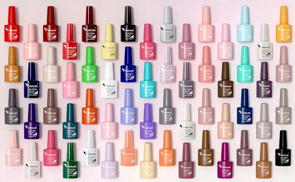 Venalisa 7.5ml Nail Gel Polish 60 Colors Hema TPO Free Milky White Jelly Soak Off UV LED Varnish Full Coverage CANNI Manicure