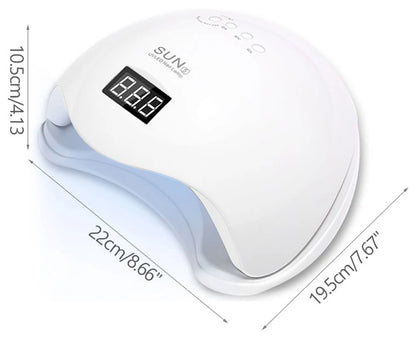 Nail Dryer Gel Nail Polish Curing LED UV Light With 4 Timers Automatic Sensor LCD Display Professional Nail Art Tools Accessorie