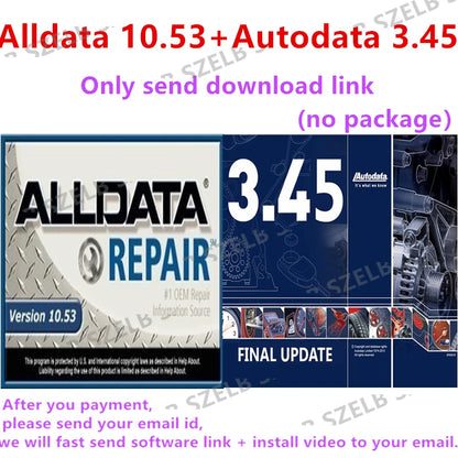 New Auto Repair Software All Repair Data 10.53 Software + Autodata 3.45 Software Alldat Autodata 3.45 Software Unlimited Install