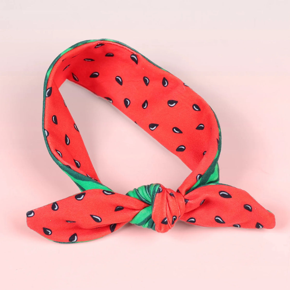 Baby Girls Headband Bow Knot Head Wrap Cute Watermelon Prints Bandage Kids Headwear Hair Band Infant Newborn Hair Accessories