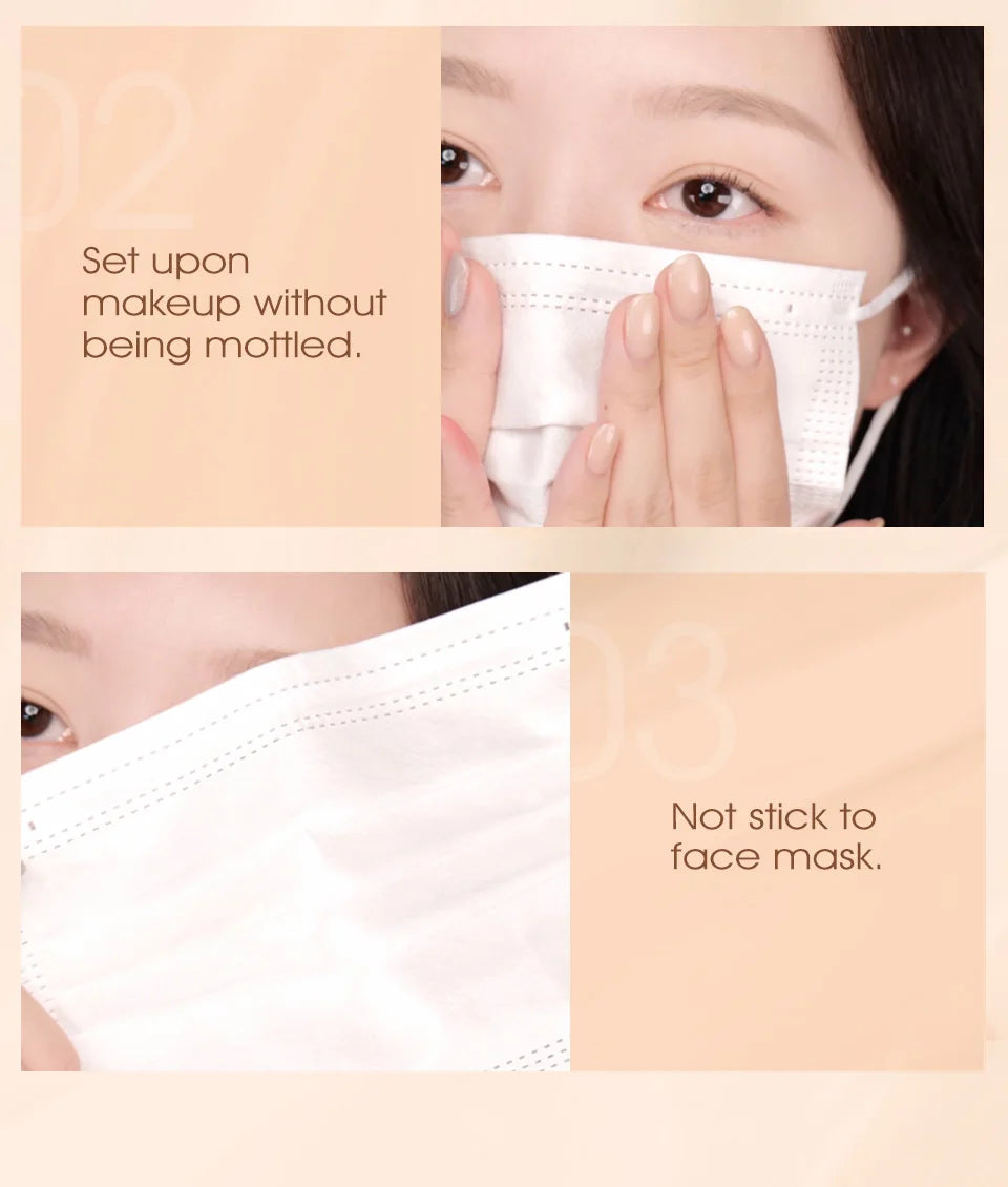 O.TWO.O Air Cushion BB Cream 3 Colors Fuller Coverage Waterproof Long-lasting Concealer Cushion Compact With Puff Face Makeup