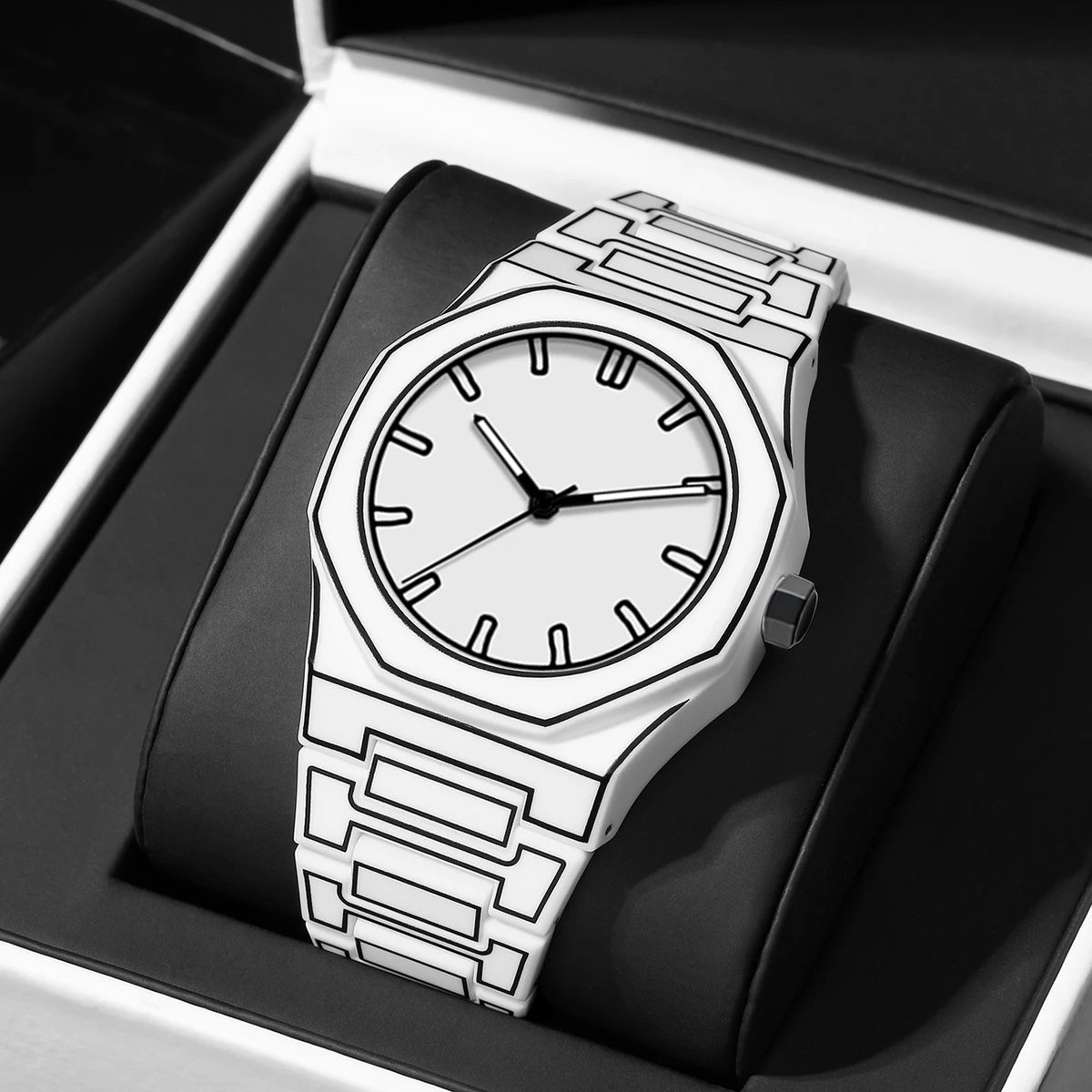2026 New Quartz Watch with Silicone Material and Comic Design, Featuring Classic Anime Lines, a Men's Sports Watch