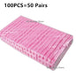 50/100/500pcs Pink Sponge Finger Toe Separators Nail Polish Feet Care Toe Separators Manicure Pedicure Nail Art Tool Wholesale