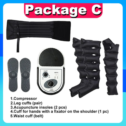 Thigh Air Compression Pressure Massager Home Use Relieve Varicose Veins Leg Massager Machine Promote Blood Circulation Relieve