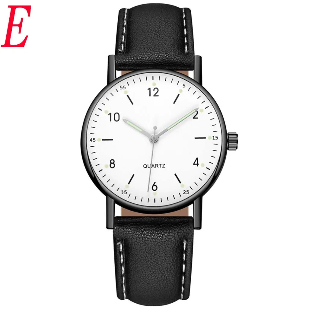 Trendy Fashion Dial Watch Hot Selling Luminous Women Watch Navy Leather Strap Precise Timekeeping Stylish Modern Wristwatch