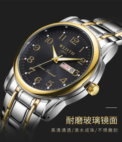 Luxury Women Watch Quartz Watch Digital Wristwatch Waterproof Calendar Luminous Watch Fashion Business Light Man Clock Watches