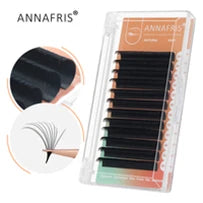 GLAMLASH L+/LC/LD/LU(M)/N Curl 7~15mm MIX 16rows/Case Mink Eyelash Extension Individual Lashes Soft False Eyelashes