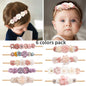 Beautiful Lovely Baby Flower Headbands Newborn Head Band for 0-12 Months Infant Headband Boutique Headwear High Elastic