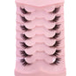 NEW 7pairs 8D Mink Lashes Natural Short False Eyelashes Mink Eyelashes 3D Mink Lashes Wispy HandMade Full Strip Lashes  Makeup